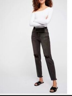 ONE x ONE TEASPOON free People Straight Leg Jeans - 27"